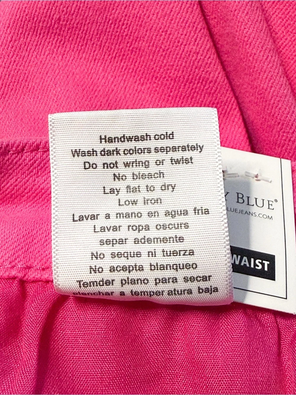 Judy Blue Pink Garment Dyed High Waist Flare Jeans 11/30 NWT - Picture 17 of 17